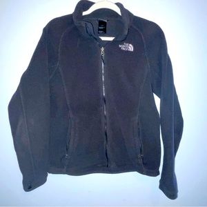 The North Face Long Sleeve Full Zip Fleece Jacket Black Women’s Size Medium